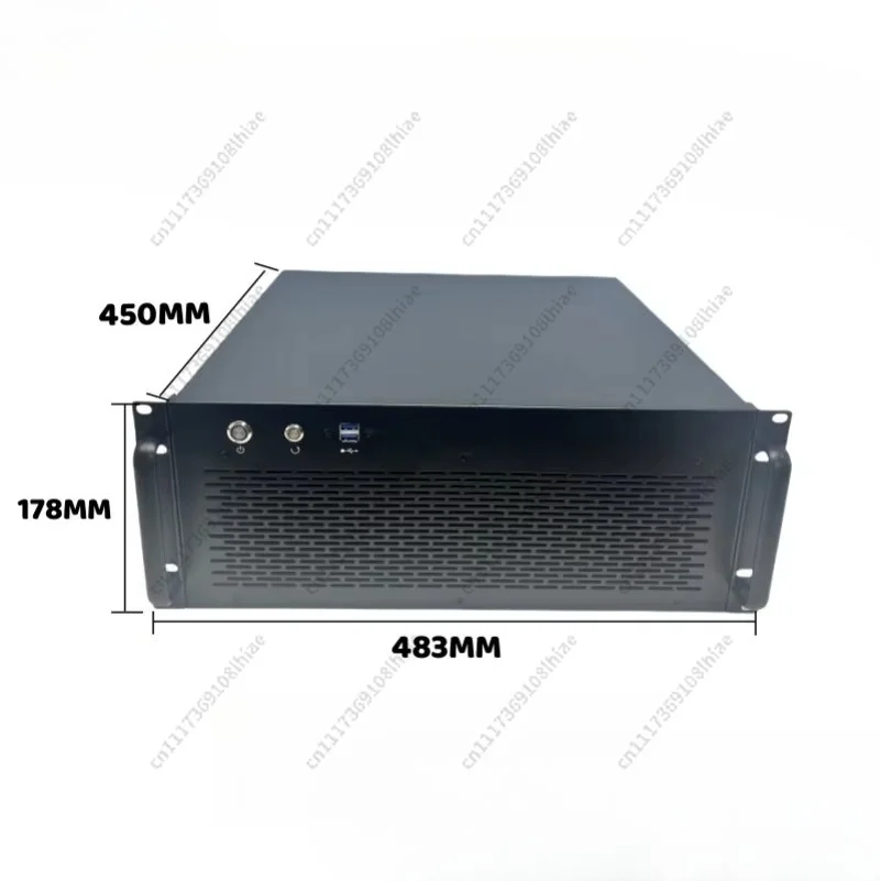 4U Server Chassis Eatx Main Board 4090 Graphics Card Radiator 360 Water Cooling Row 8 Slots ATX Power Supply USB3.0
