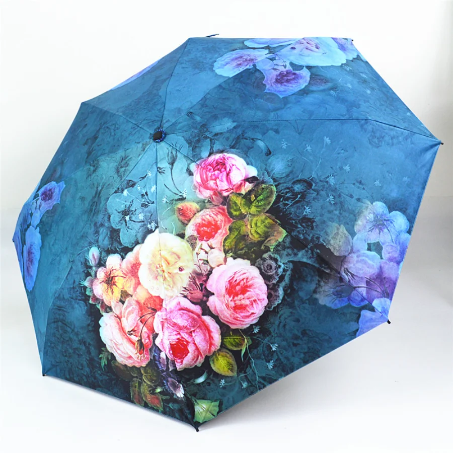 Women Umbrella Parasol Mini Chinese Uv Small Windproof Umbrella Automatic Luxury Ultra Light Aesthetic Guarda Sol Umbrellas