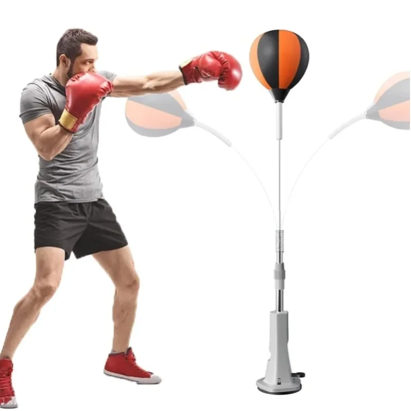 Neuer Premium Boxsack mit Ständer Cobra Bag für Boxtraining Agilitätstraining Heimfitness-Ausrüstung Reflexsack Bestes Familiengeschenk