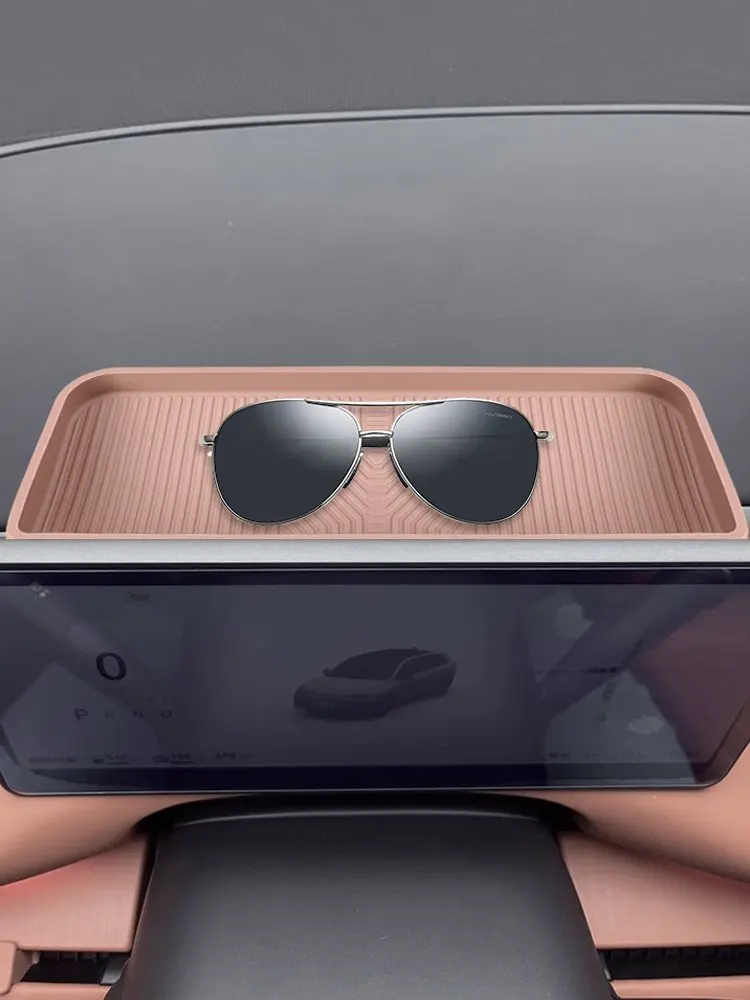 مناسبة ل 26 نموذج من صفر تشغيل C11 شاشة أداة صندوق تخزين خلفي صندوق مناديل صندوق تخزين التحكم المركزي في لوازم السيارات