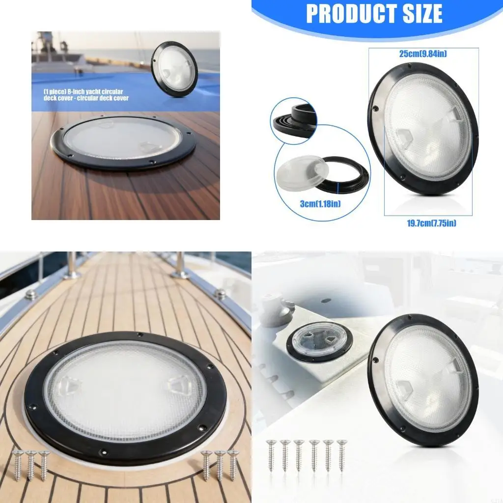

High Strength ABS Round Hatches Cover For Marine Yachts Watercraft Fishing Boats