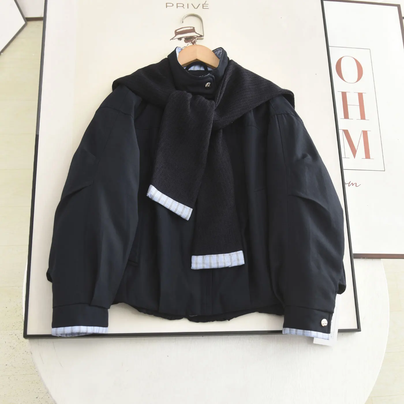 

Casual Warmth Du down Jaet oulder Length Casual Sle Warm Winter Coat Zipper Closure Long Sve Pure Color Straight Cut