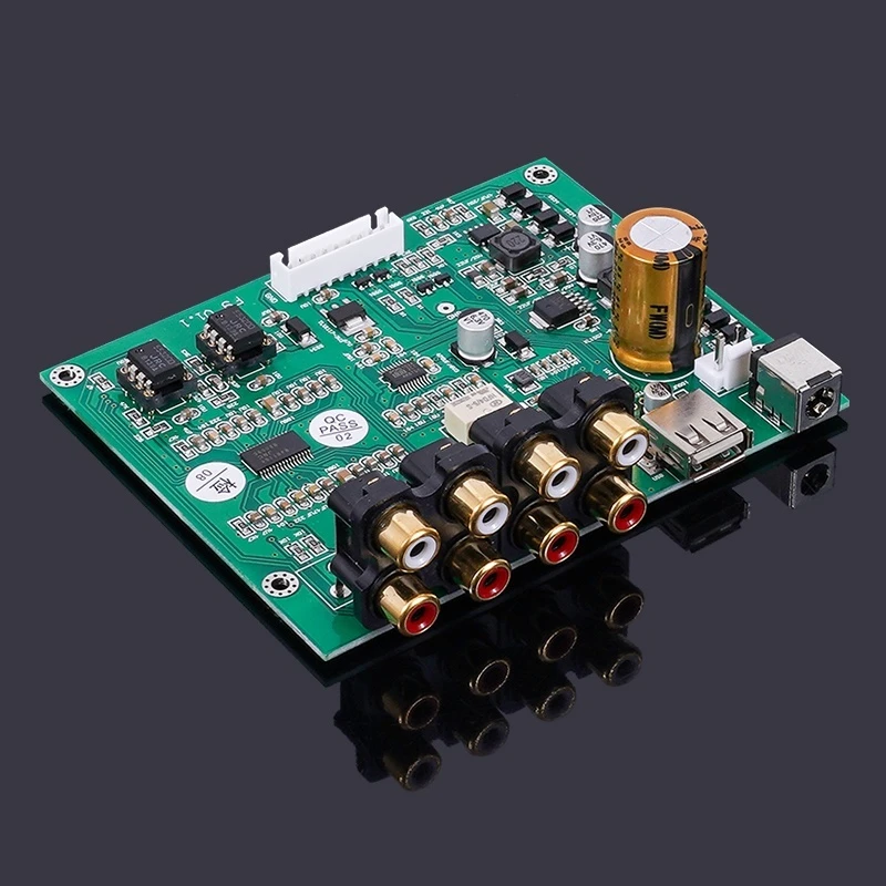 مضخم الجيل الجديد F9 HIFI مع مشغل USB بلوتوث 5.3 فك تشفير مستقل لشاشة مؤشر الألوان الحقيقية