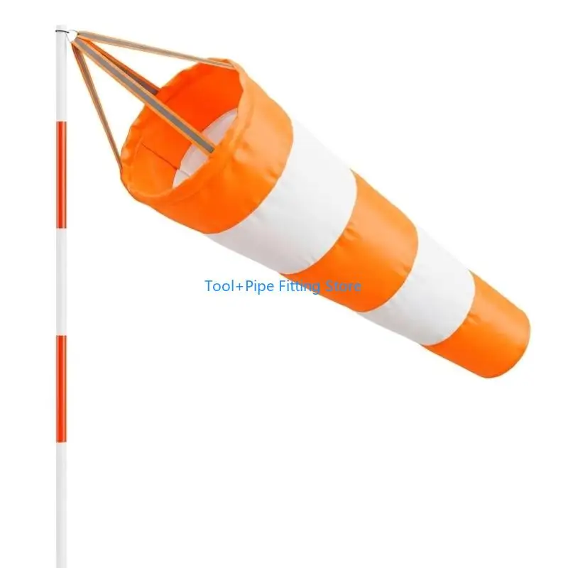 F92B Wind Socks for Outside Heavy Duty,Wind Direction Indicators for Outdoors Airport Farm & Park,Good Reflective Effects view 5