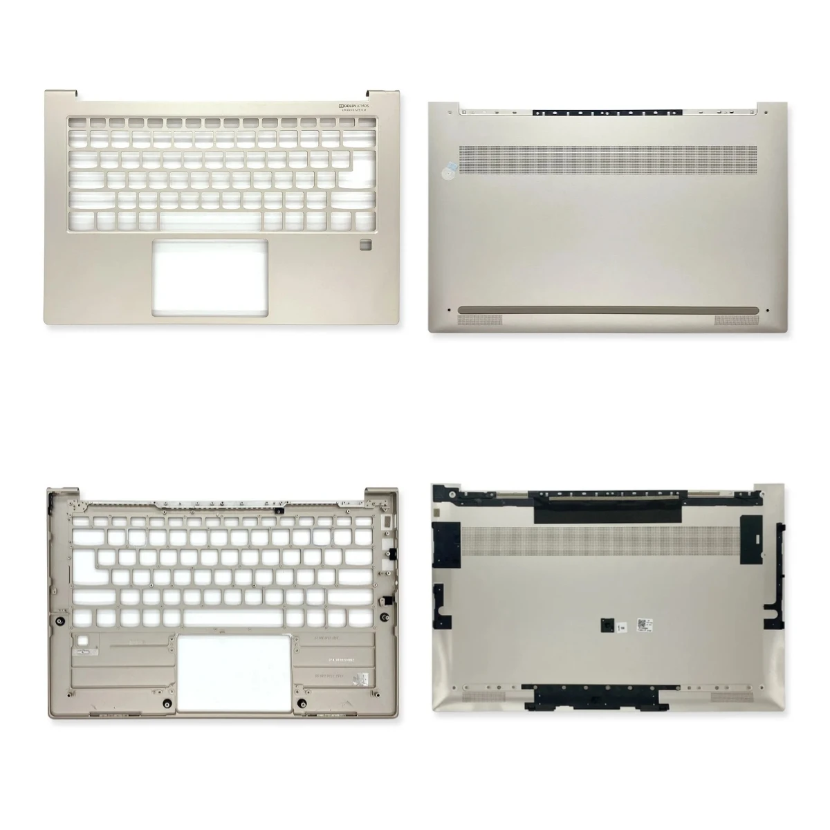 Shell Capa Traseira Superior para Laptop  Yoga C940-14 C940 , Parte Superior do Palmrest, Carcaça Inferior Dourada