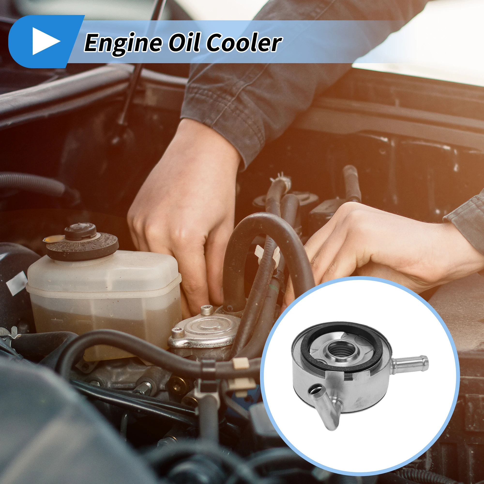 

UXCELL Engine Oil Cooler for Nissan Altima 3.5L 07-18 No.21305JA10B 1 Pcs with Washer