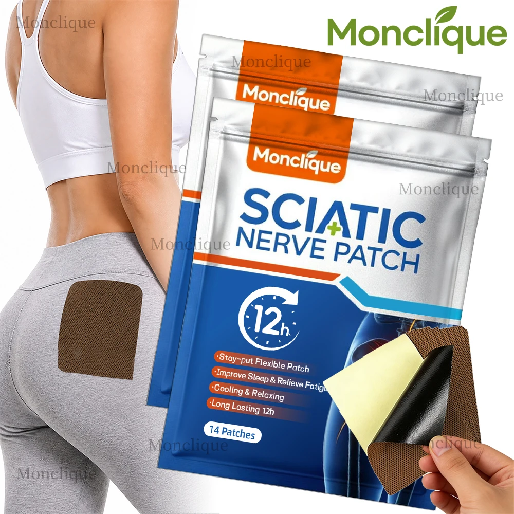 14-72PCS Sciatic Nerve Massage Patch Piriformis Hip Bandage Soothe Meridians Relax Muscle Promotes Blood Circulation Massage Mat