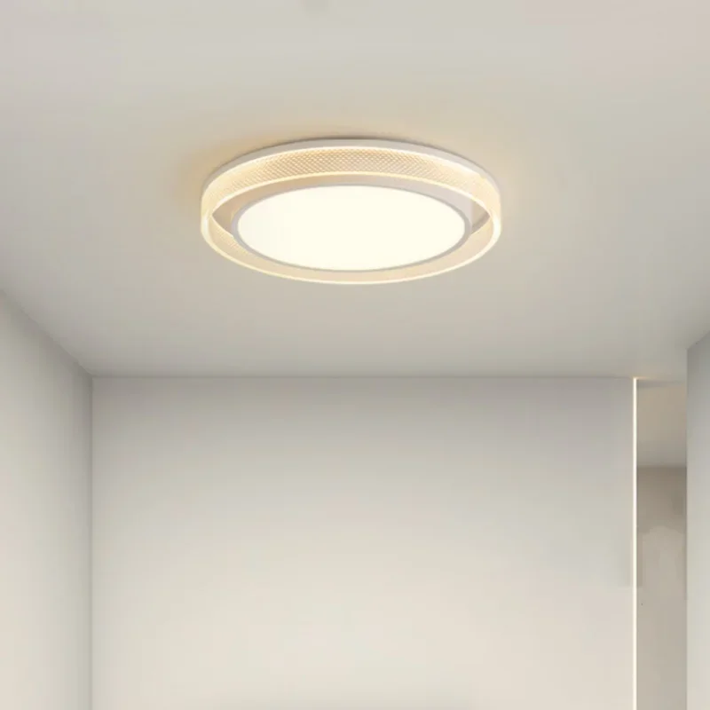 Modern and minimalist Nordic circular LED ceiling light dining room bedroom dining table interior decoration lighting fixtures