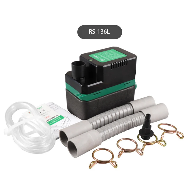 

220 В дренажный насос для бытового кондиционера, небольшой подъемный насос, бесшумная дренажная система, внешний конденсатор 600 мл/мин