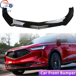 LAICY For Acura MDX Car Front Bumper Chin Lip Spoilers Body Kits Splitter Skirt Diffuser Protection Guard Covers