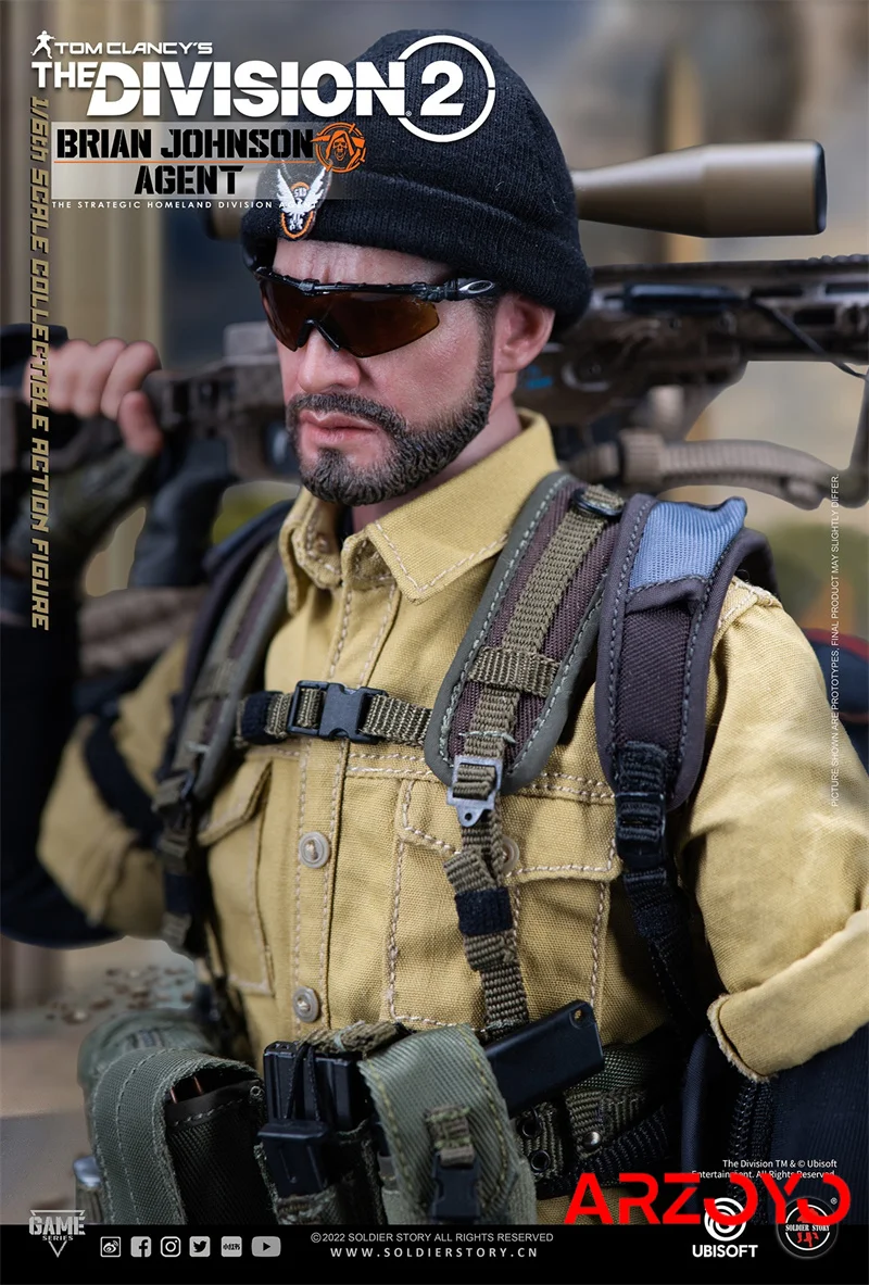 SOLDIER STORY SSG-005 1/6 agente Brian Johnson Action Figure 12 "figurina soldato maschile Set completo modello da collezione versione di lusso