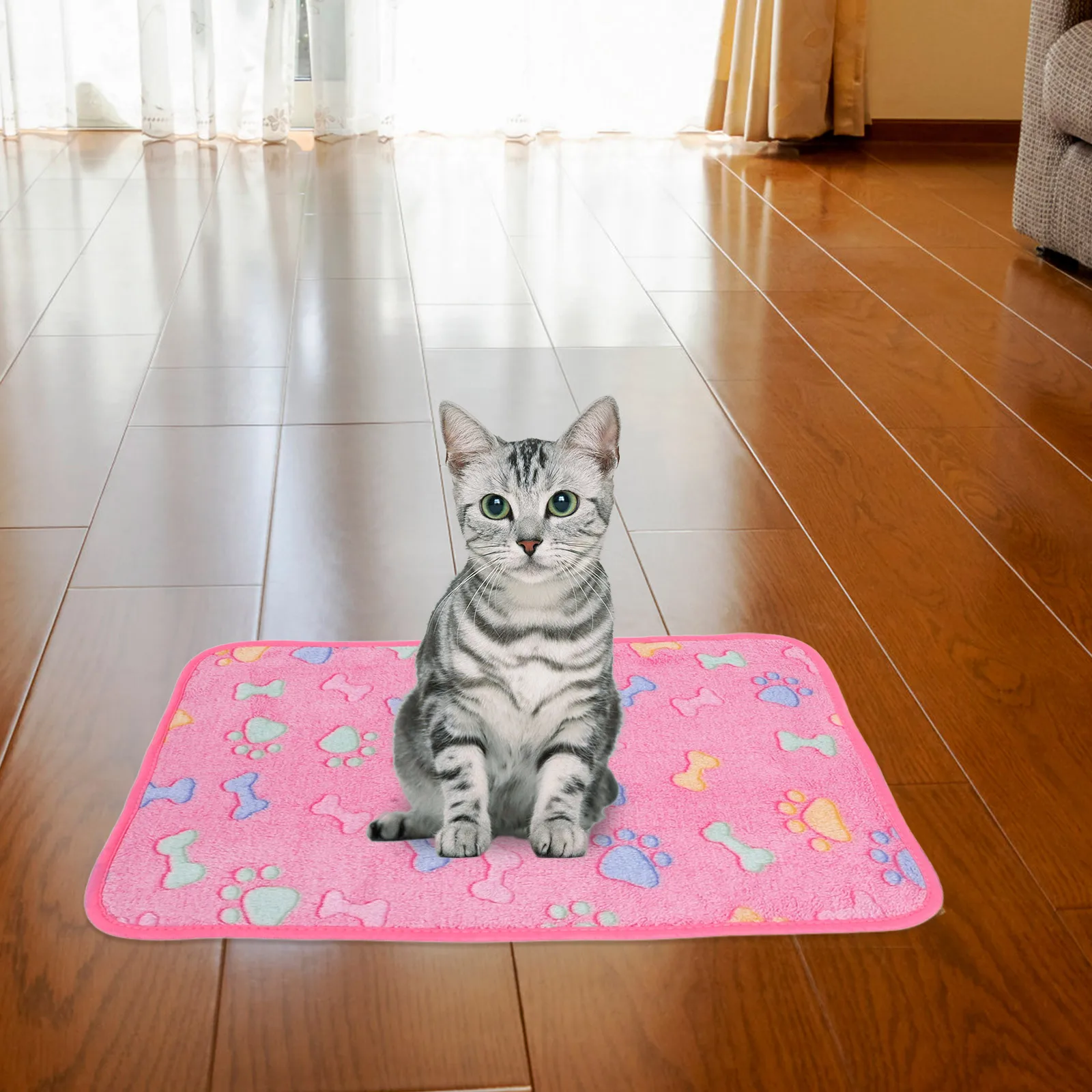 

3Pcs Dog Blanket Soft Washable Warm Pet Blanket Fleece for Cats Puppies Car Sofa Mat Sleep Mat for Pets Pet Accessories