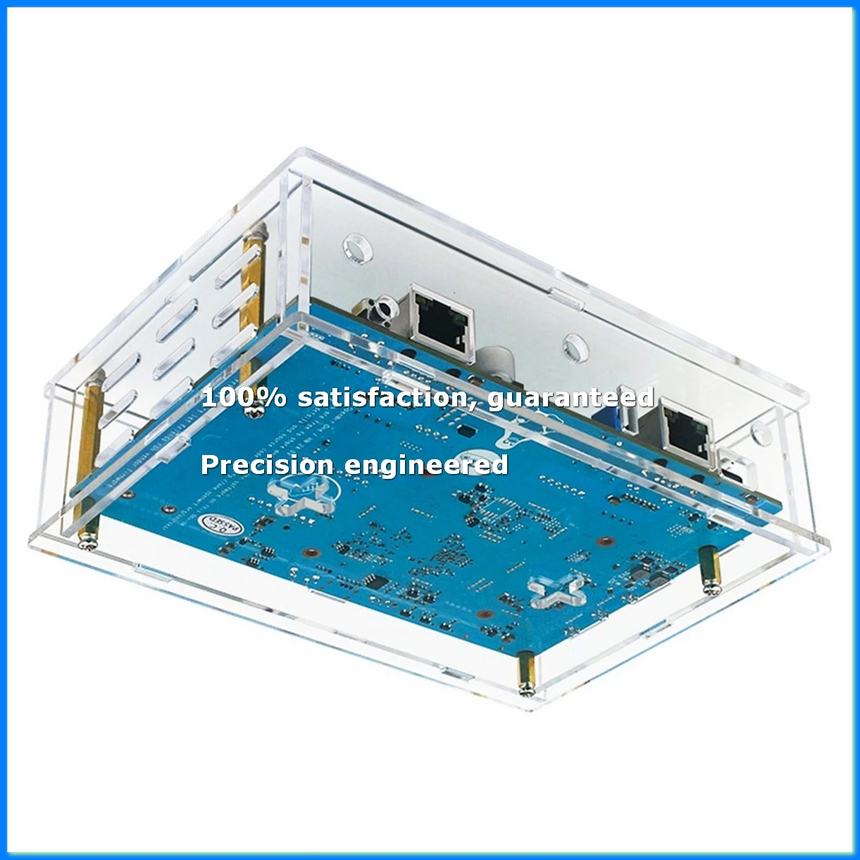 Acrylic Case for Banana Pi OpenWrt One Transparent Protect Shell Can Available External Antenna for Banana Pi-DTB3