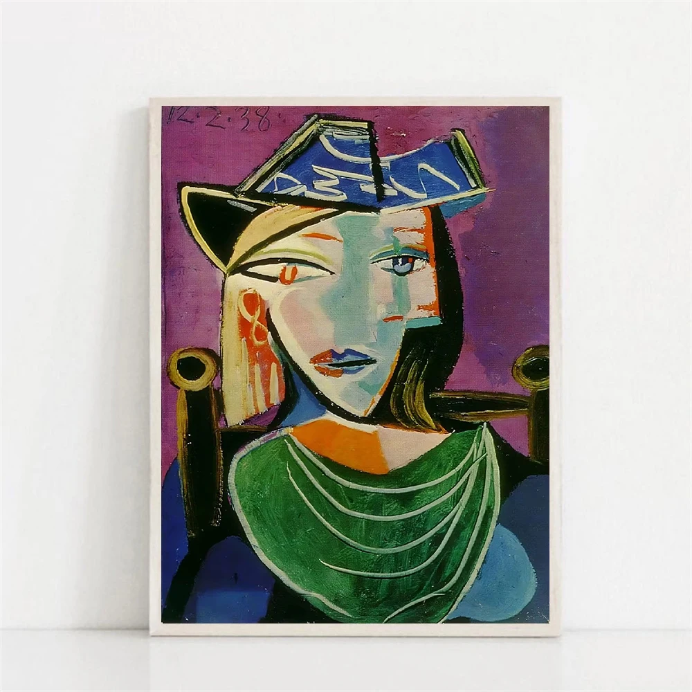 Abstract Art Canvas Painting Untitled 1939 By Picasso Posters and Prints Retro Christian Work Wall Art Picture Home Decoration