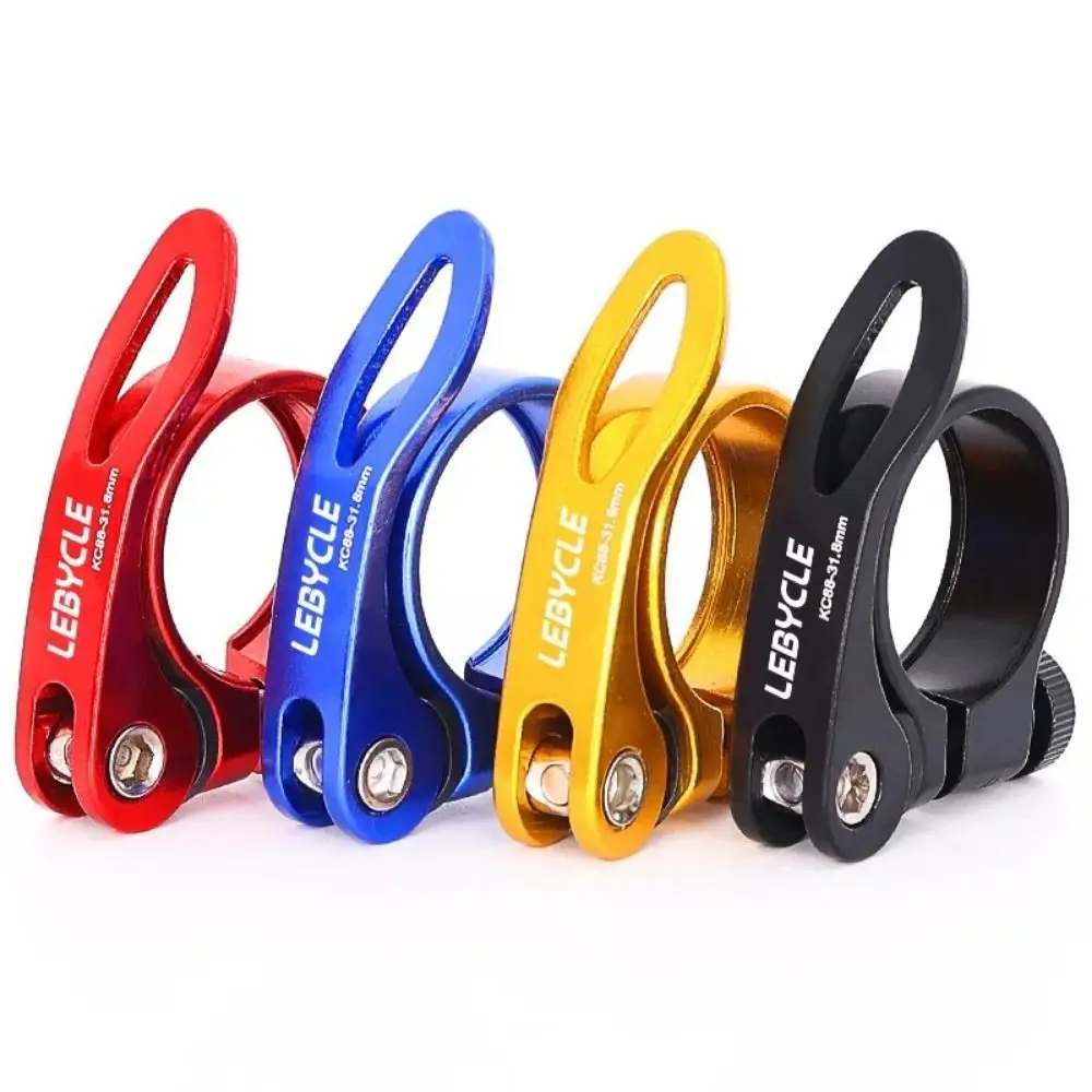 

28.6/30.2/31.8/34.9mm Bike Seat Clamp Ultralight Quick Release Quick Release Seat Post Metal Alloy Bike Seat Buckle Clip Unisex