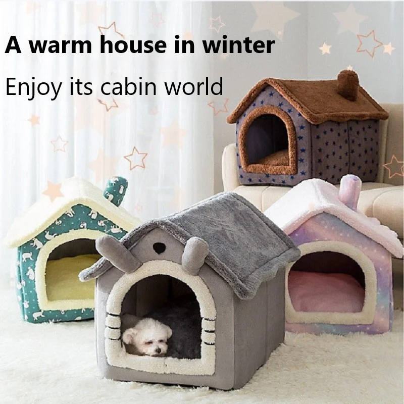 Universal Dog House Type Small Size, Removable and Washable, All Seasons, Cat Nest, Bed Pet Supplies