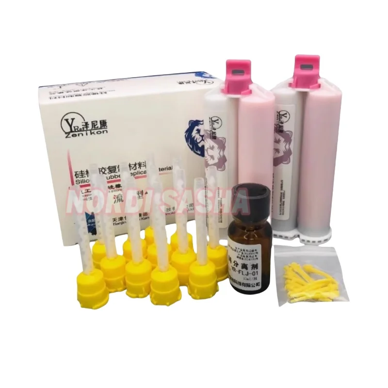 

1Box Zenikon Gingival Mask Dental Laboratory Tools Artificial Gum Silicone Rubber Replication Duplication Silicone Material