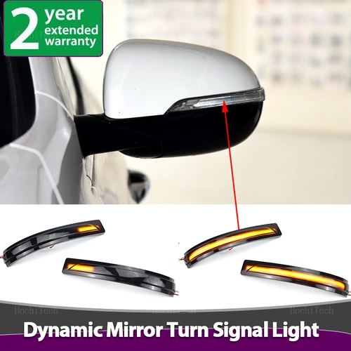 Imagen 1 del producto Luz LED de intermitente dinámica, indicador secuencial de espejo lateral, lámpara intermitente para Kia Sorento UM 2015 2016 2017 2018 2019 2020