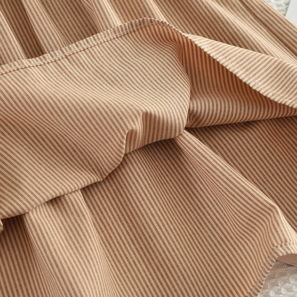 Casual Landschaft Stil Sommer Neue Spitze Revers Ärmelloses Plaid Kleid für Mädchen Süße Kleidung Koreanische Version – Detail 20