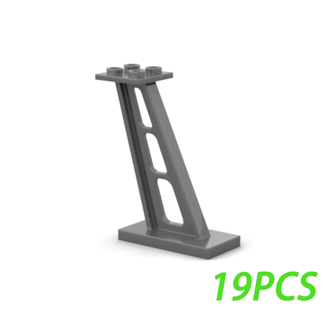 Support 2x4x5 Inclined MOC 4476 High-Tech Building Block Toys Part With 5mm Wide Post Bracket 50g/19PCS Educational Bricks Gift