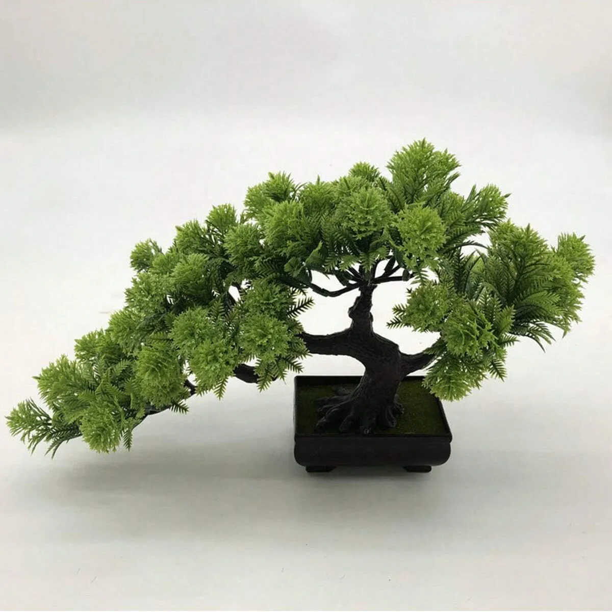 Sashimi Dish Decoration Potted Plants Statue Decor Plants for Pets Artificial Bonsai Tree Plants Tabletop Decoration Lifelike Su