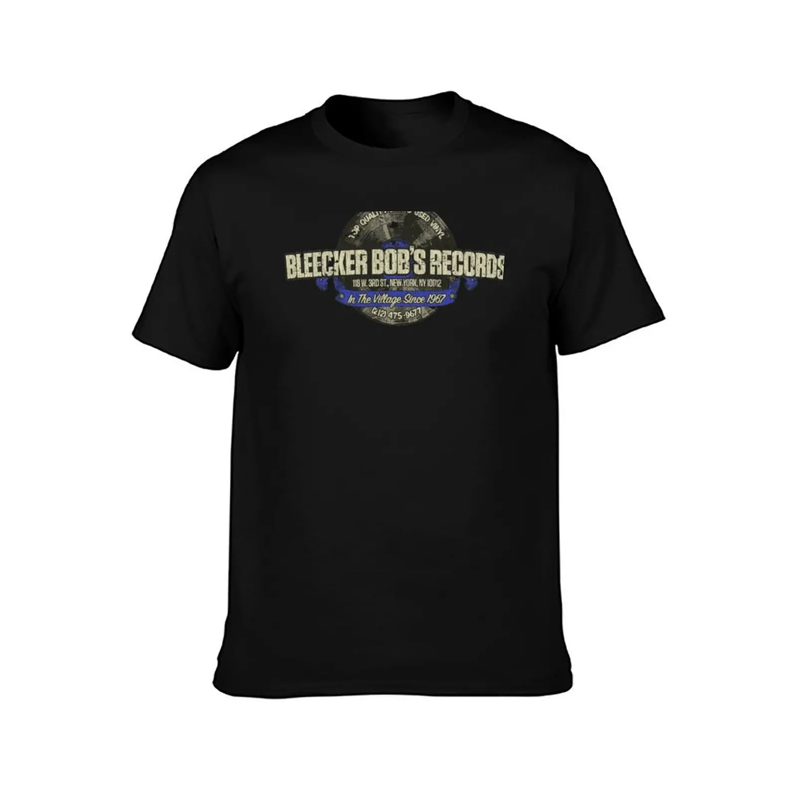 Bleecker Bob's Records T-Shirt Performance Workout Short Sleeve Tee T-Shirt