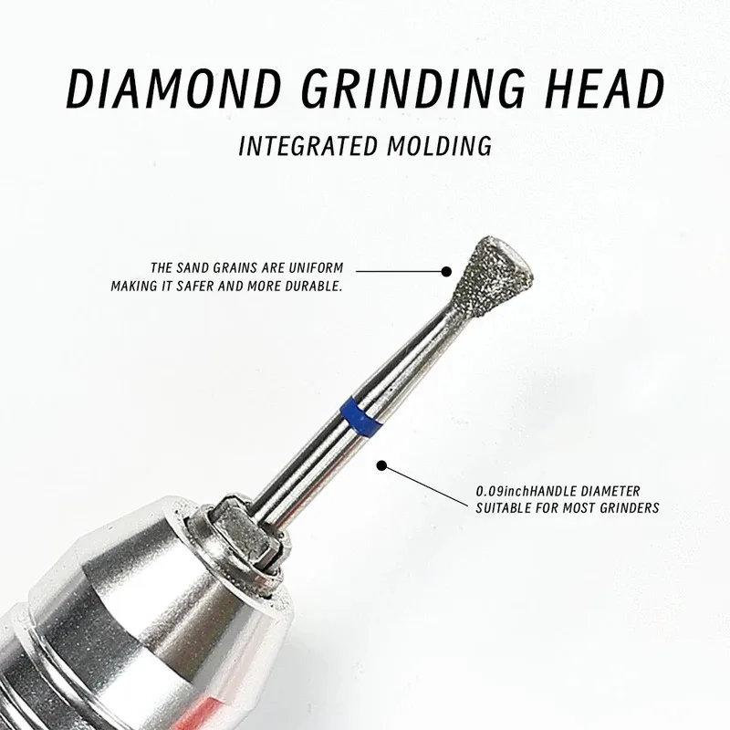 1 قطعة إهاب نظيفة مسمار مثقاب إزالة تجاوز الغراء أداة مسمار حافة العلاج آلة طحن بتصميم ماسة الملحقات #4