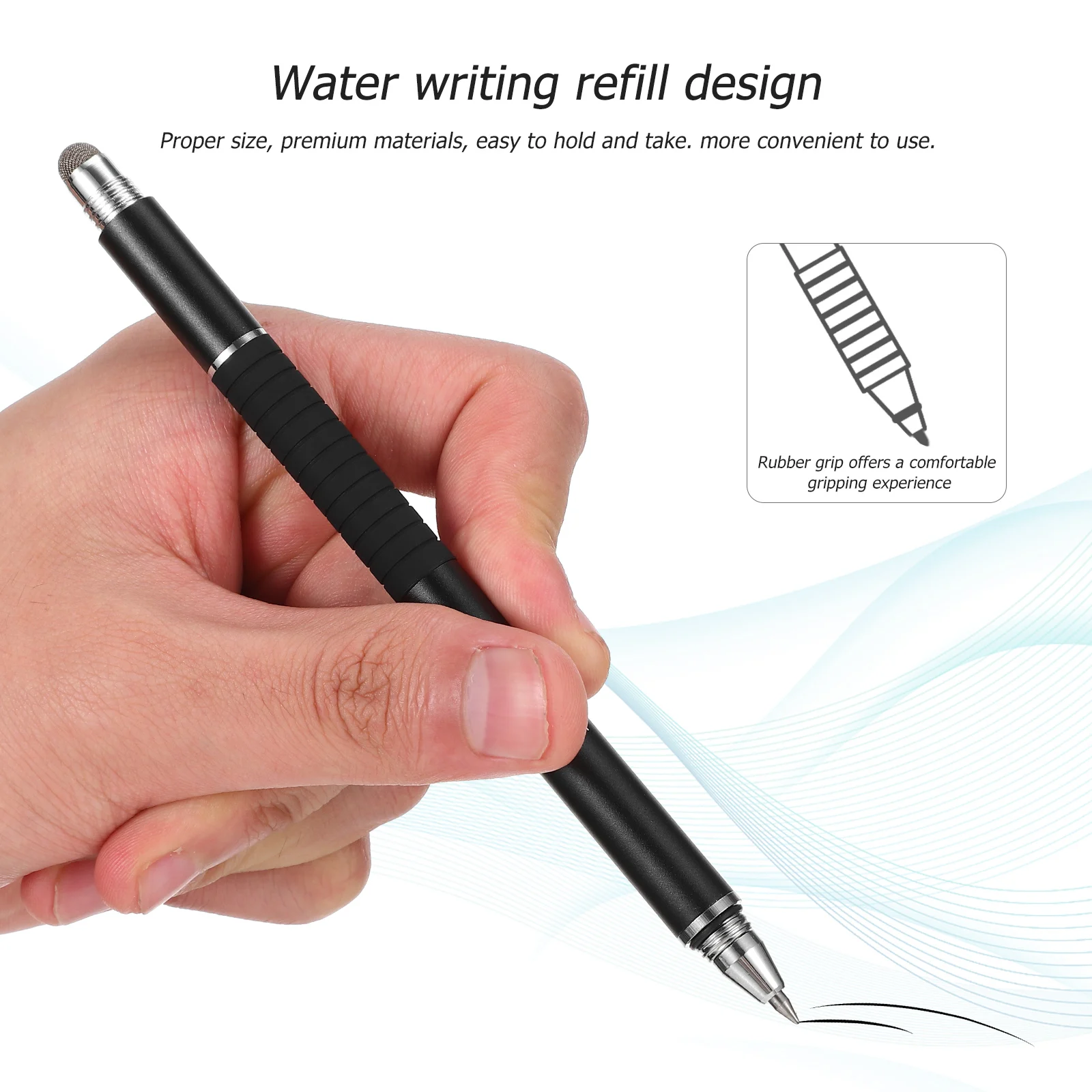 

2 Pcs Capacitor Pen Set Capacitive Phone Accessories Pens Tablet Stylus for Touchscreen Cell
