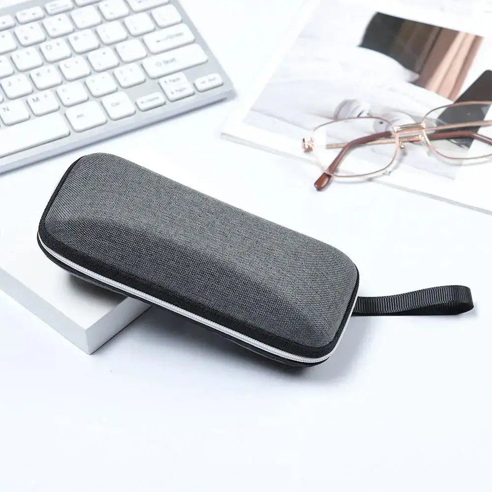 

Glasses Case Cover With Lanyard Zipper Portable Eyeglasses Case Fashion Glasses Box Useful Holder Small Eyewear Packages