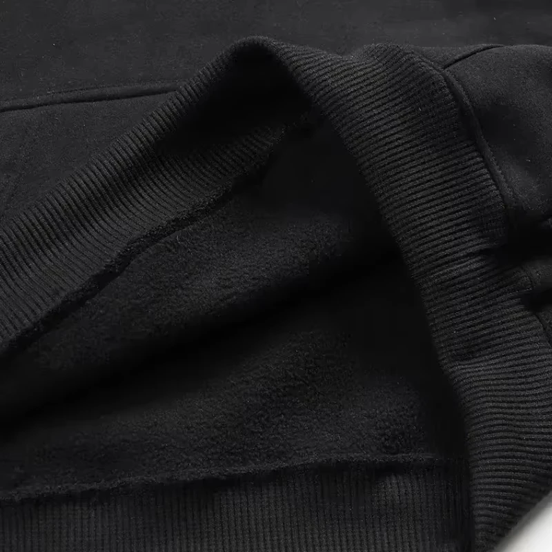 سترة بغطاء للرأس جديدة تمامًا مع مطبوعات الخريف والشتاء، مناسبة لكل من الرجال والنساء، وهي سترة كاجوال للشارع للدراجات النارية #5