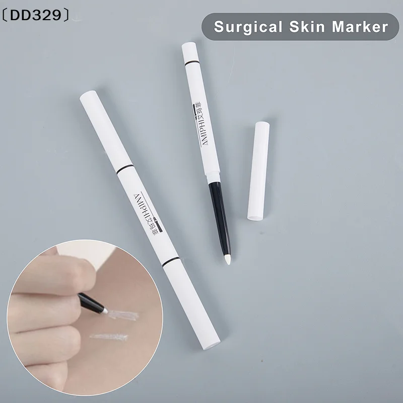 

1 шт. белый хирургический маркер для татуажа бровей, аксессуары для тату-машинок, маркер для татуировок [DD329]
