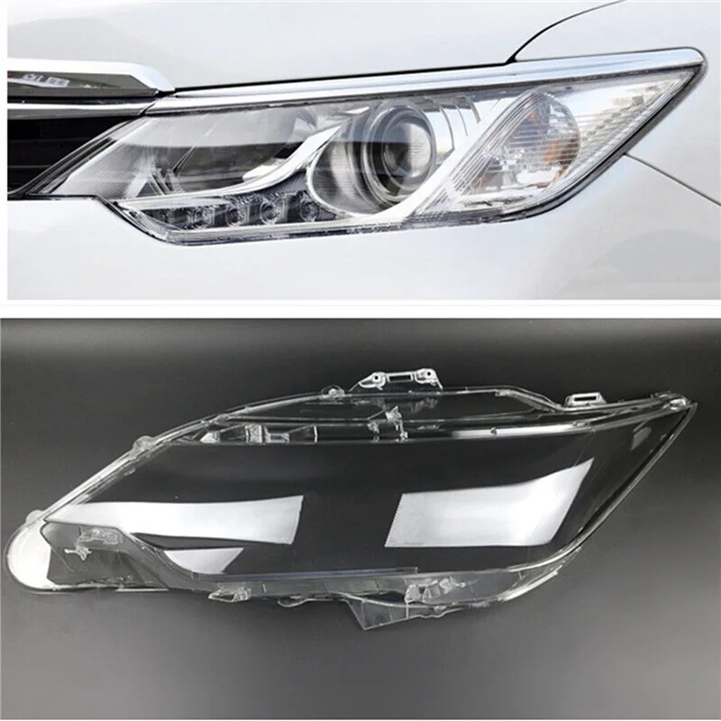 

A95E-2X для Toyota Camry 2015 2016 2017, крышка автомобильных фар, прозрачные колпачки для абажура, аксессуары для корпуса лампы, левый