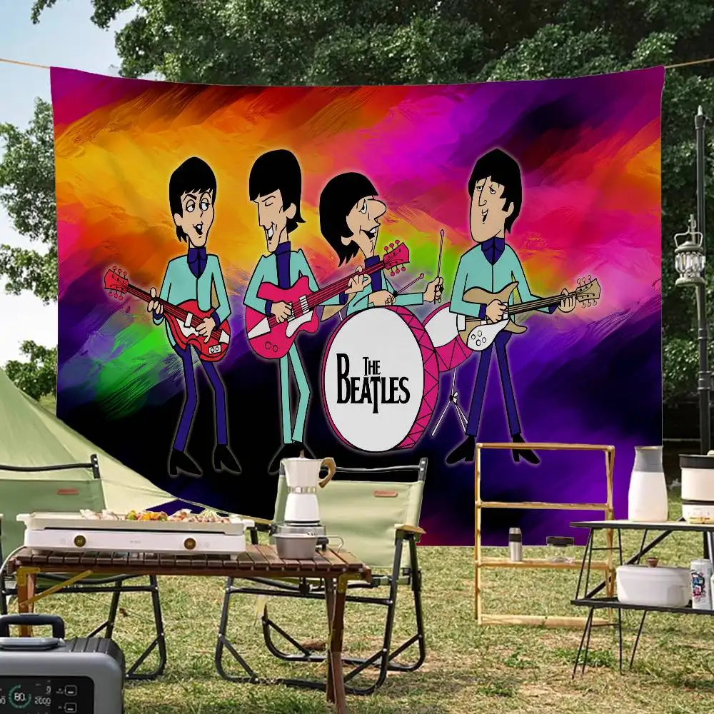 T-The-B-Beatles Rock Band Large Size Shop Art Promotion Advertising Booth Flag Hanging Banners