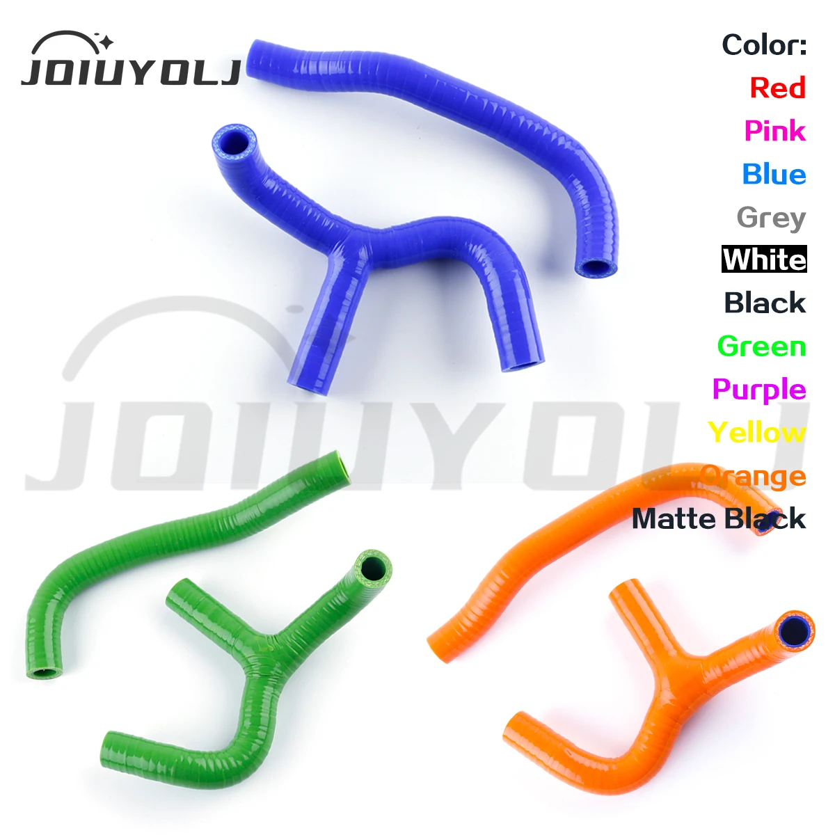 2pcs Blue For 2009-2011 KTM 65SX 65 SX Motorcycle Silicone Radiator Coolant Tube Pipe Hose Kit
