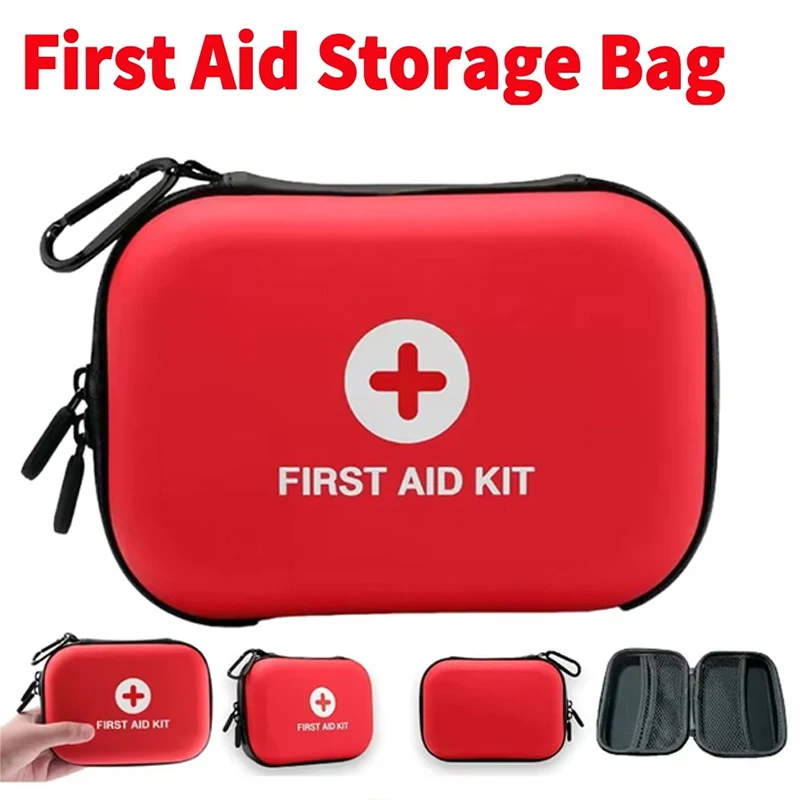 Emergency Survival Kit Carabiner Clip Travel Bag First Aid Kit For Camping Car Outdoor Survival Storage Case First Aid Storage