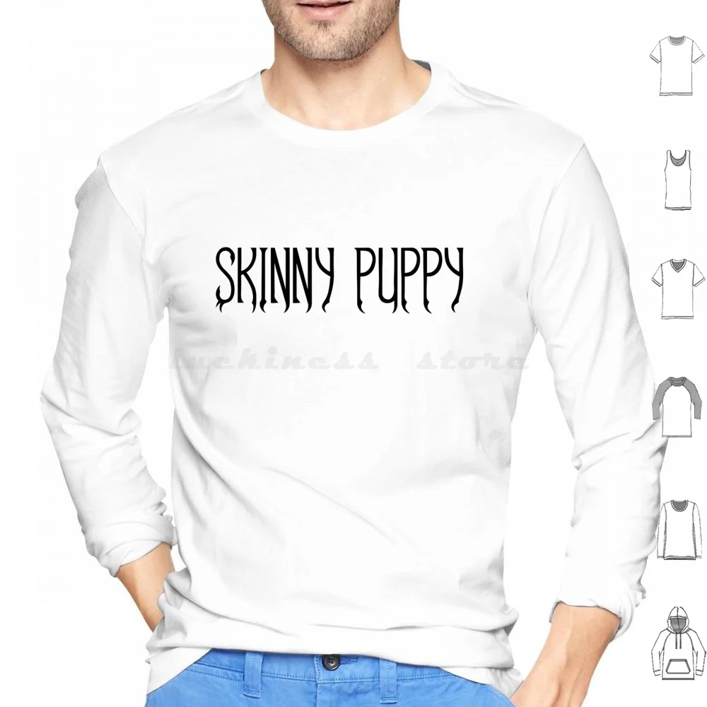 Skinny Puppy Skinny Puppy Logo Hoodies Long Sleeve Skinny Puppy Logo