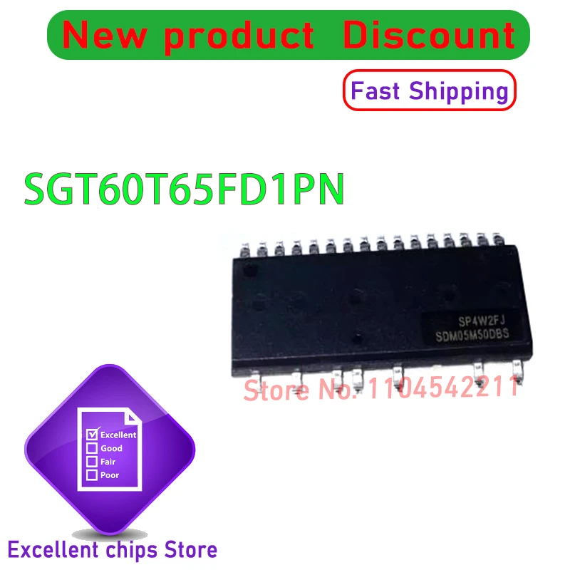 100% New  Original SGT60T65FD1PN 60T65FD TO-3P 60T65 10-30PCS