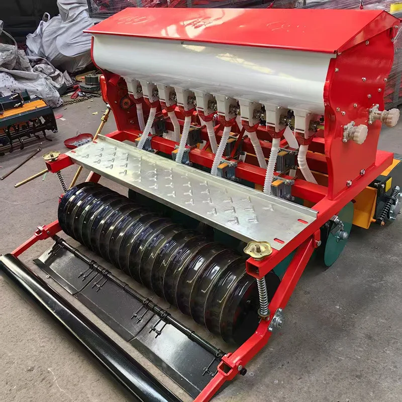 Drive rake type walking disc ditching no-tillage fertilizer seed all-in-one machine 6-24 lines optional