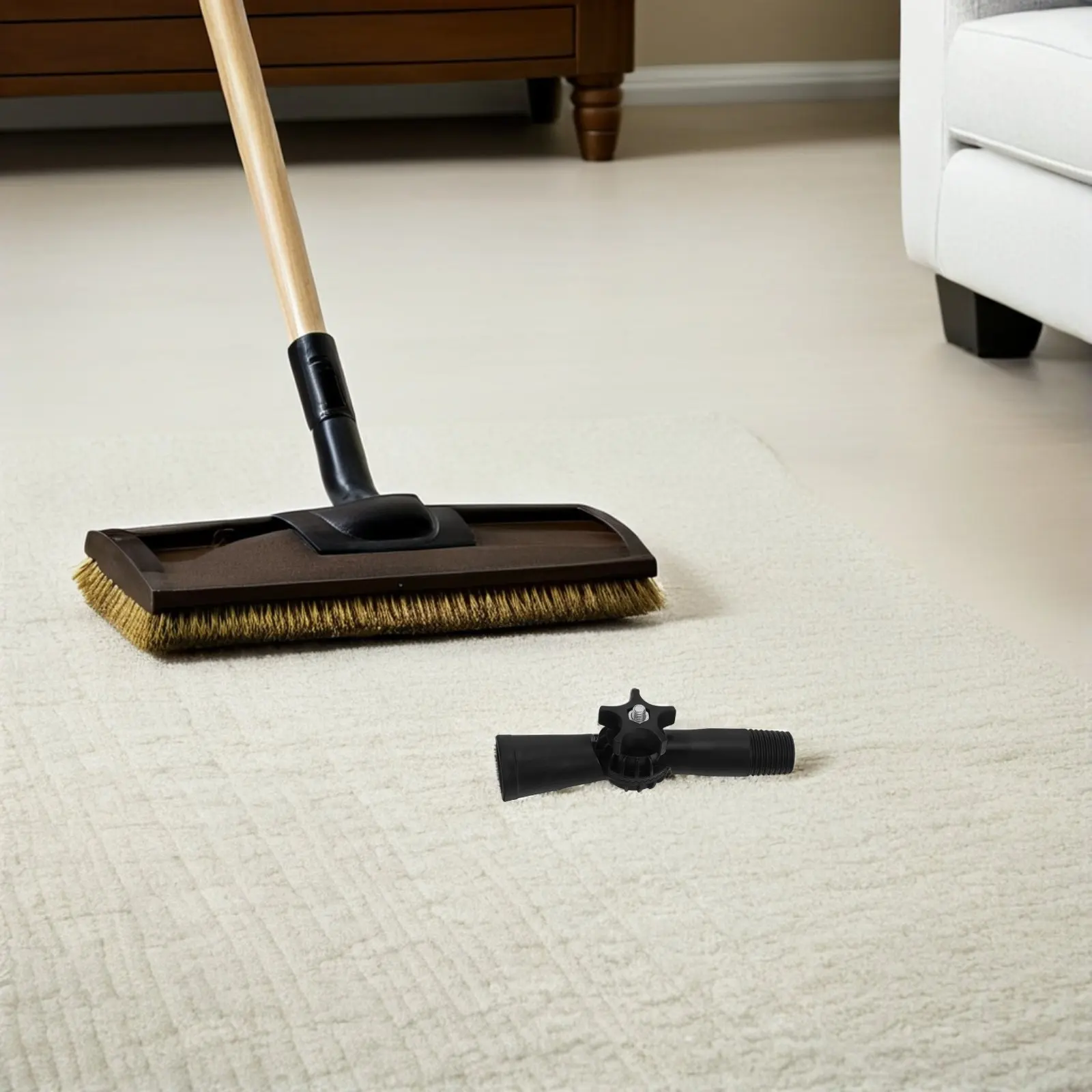 

2Pcs Threaded Extension Pole Angle Adapter Rotatable Joint Connector for Mop Handles Paint Roller Rod Duster Pole Attachment