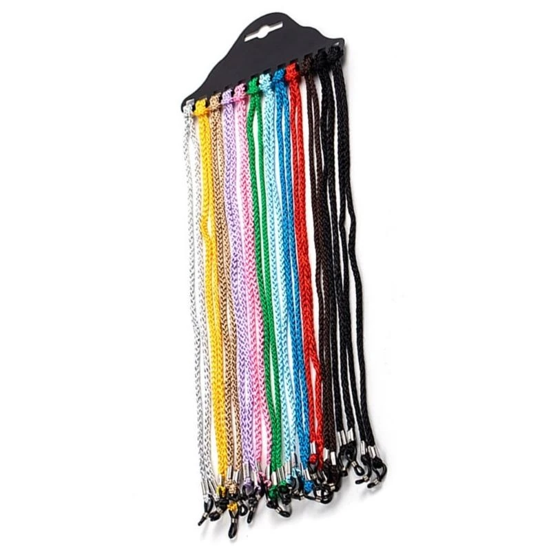 

652F Anti Slip Glasses Chain With Adjustable Strap Sports Eyewear Lanyard For Men Women Polyester