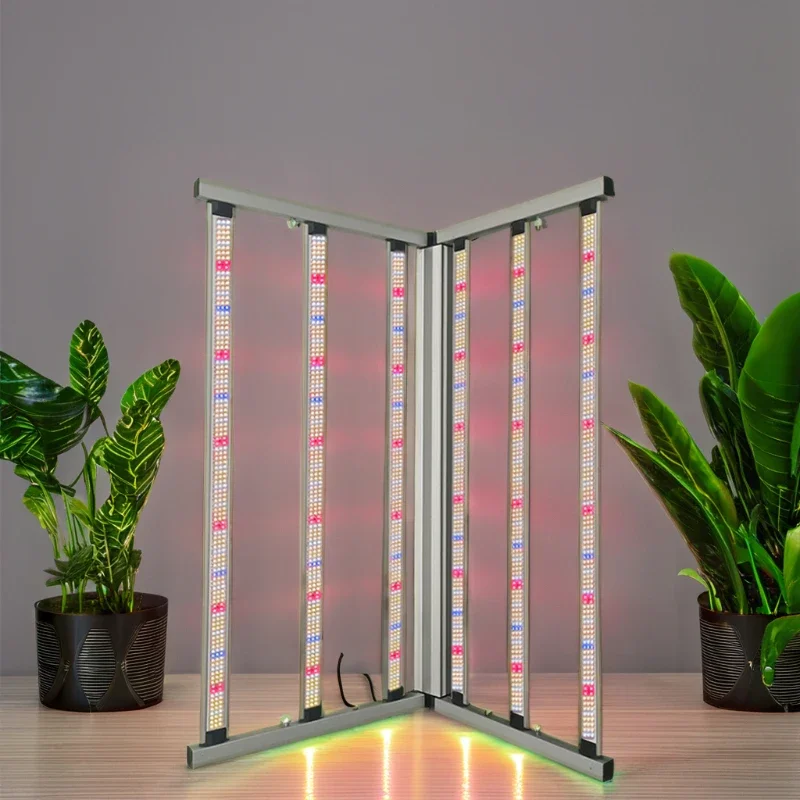 720W/1000W Full Spectrum LED Plant Grow Light Bar Commercial Horticulture Hydroponics Foldable Blue Red IP65 Bloom