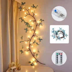 LED Butterfly Tree Vine Lamp with Flexible Shape Vine Strip Lamp for Indoor Wall Decoration and Romantic Atmosphere Lighting