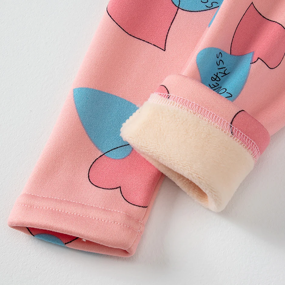 2-teiliges Herbst- und Winter-Kinder-Plüsch-dickes warmes Heim-Unterwäsche-Set für Jungen und Mädchen, lustige und niedliche Oberteile, bequeme Hosen – Detail 19