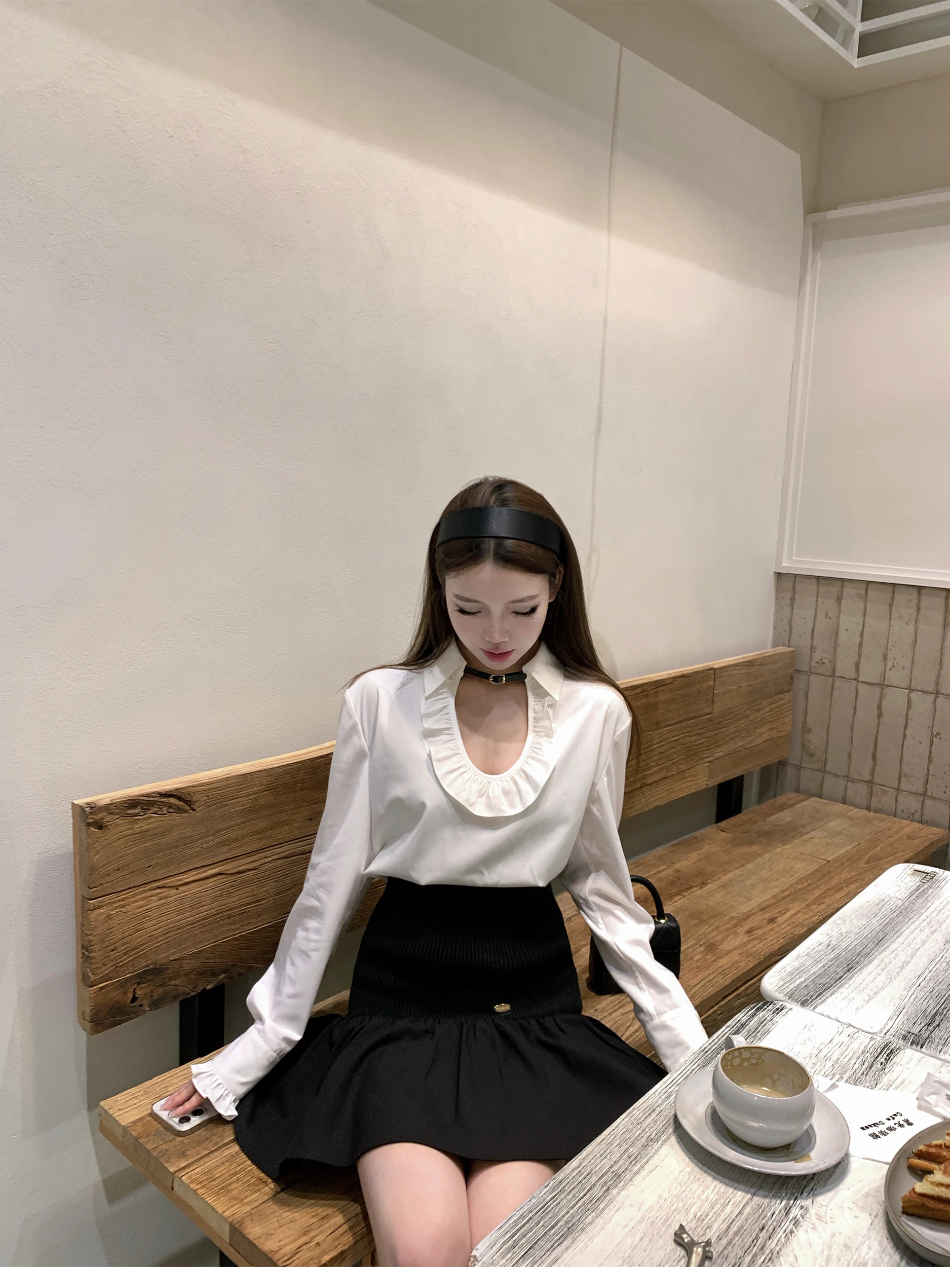 

Юбка женская с завышенной талией в горошек, модная, стройнящая, весенняя новинка, из полиэстеровой смеси, длиной макси