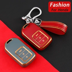 TPU Remote Key Case Cover For Honda 2017 2018 2019 CRV Pilot Accord Civic Jazz Jade Fit HR-V Freed Keyless Entry Car Model