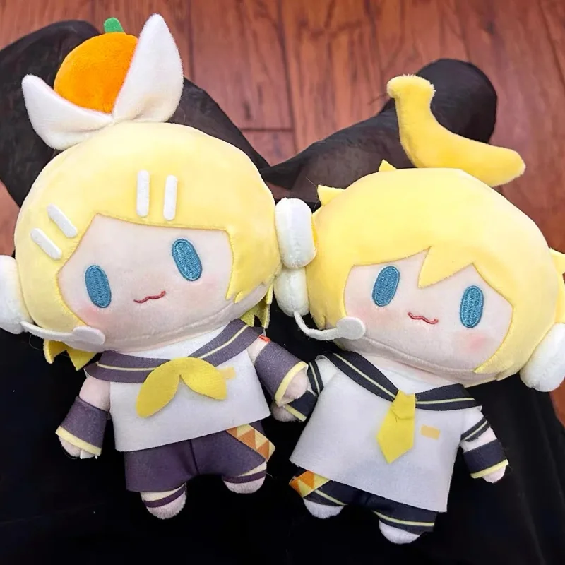 Hatsune Miku Plush Toys Keychain Kagamine Len Rin Backpack Pendant Anime Peripheral Cute Stuffed Doll Bag Decoration Xmas Gifts