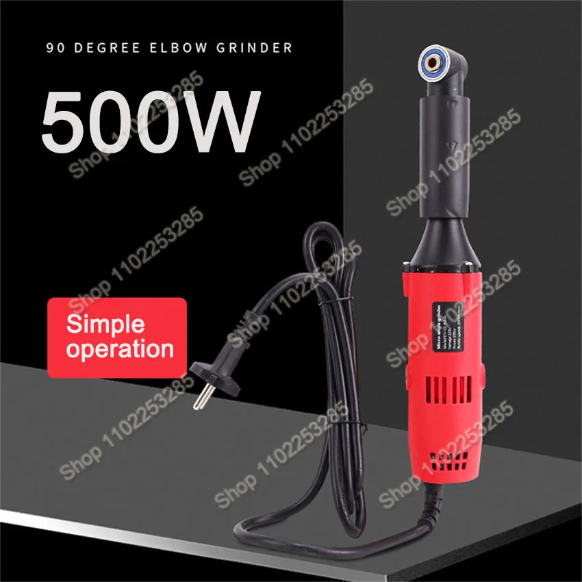Electric Seam Polisher Cleaning Machine 6-Speed 90-Degree Elbow Multi-Functional Mold Polishing Tile Cutting 220V