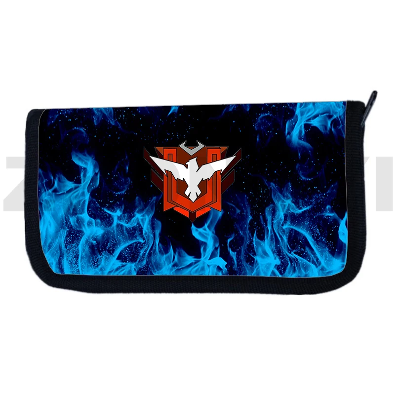 New 3D Print Free Fire Garena Wallet Hot Game Anime Purses and Handbags Girls Coin Purse Large Capacity Clutch Bag Mens Cash Bag