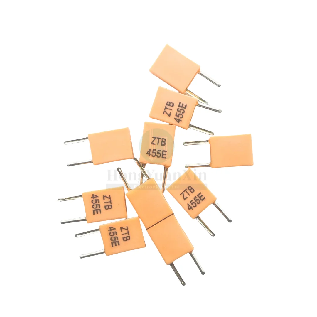 100PCS/crystal ZTB455E CRB455E TV/remote control crystal in-line crystal 2-pin CRB-455E