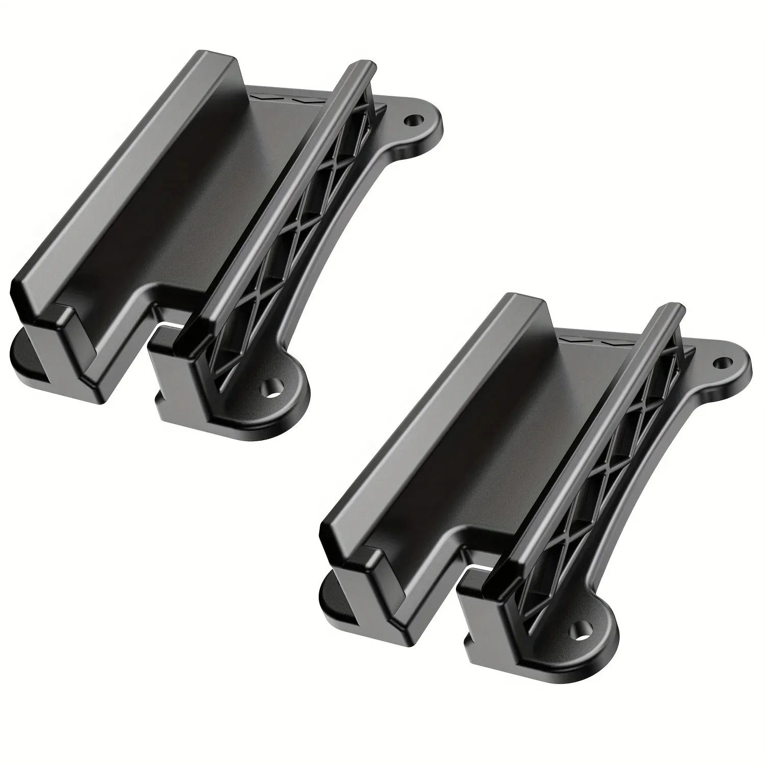 2pcs Magnetic Gun Mount Holder Quick Draw ABS Plastic Gun Magnet Base Loaded Version Pistol Stand for Truck Home Wall Desk